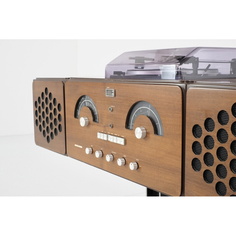 Sistema de audio vintage "Rr 126" de Pier Giacomo y Achille Castiglioni  para Brionvega