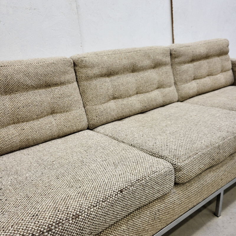 Canapé 3 places vintage en laine Cato par Florence Knoll pour Knoll