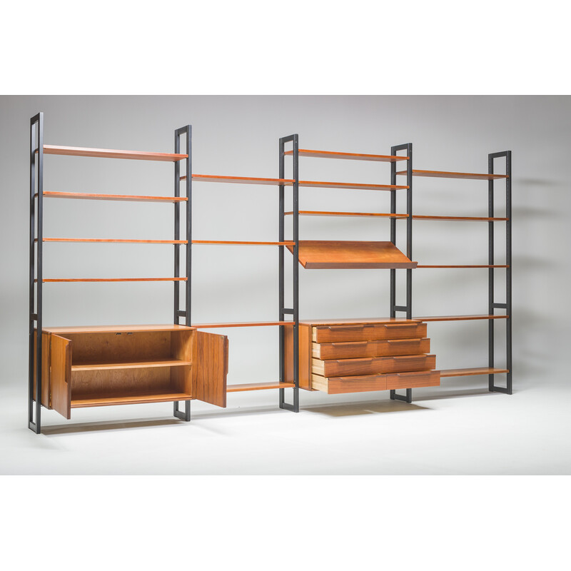 Mid-century modular shelving system by Olli Borg for Asko, 1960s