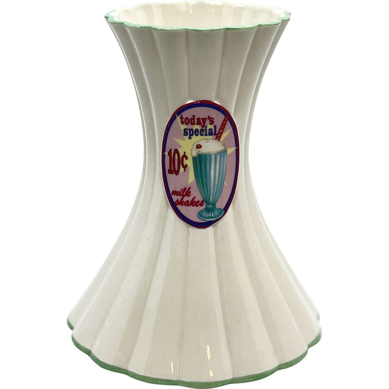 Vintage porcelain vase Villeroy and Boch, Germany 1980