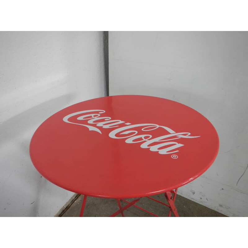 Table de jardin ronde vintage Coca Cola, 1970