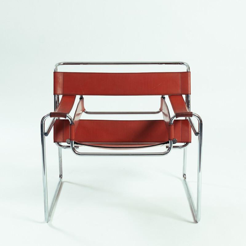 Vintage Wassily B3 Sessel von Marcel Breuer für Gavina