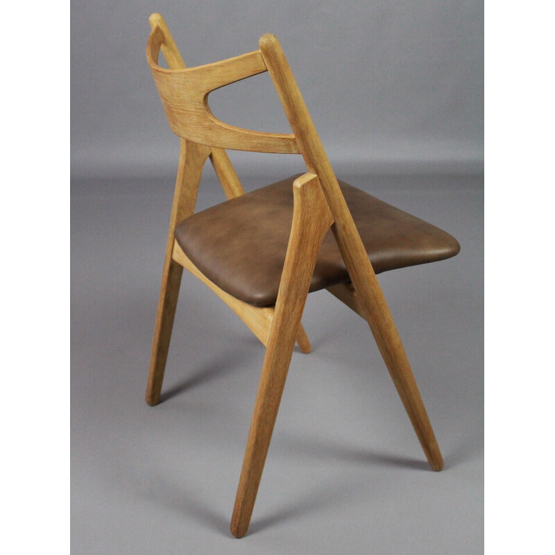 Set of 6 vintage Sawbuck Ch29 chairs by Hans J Wegner for Carl Hansen and  Son,