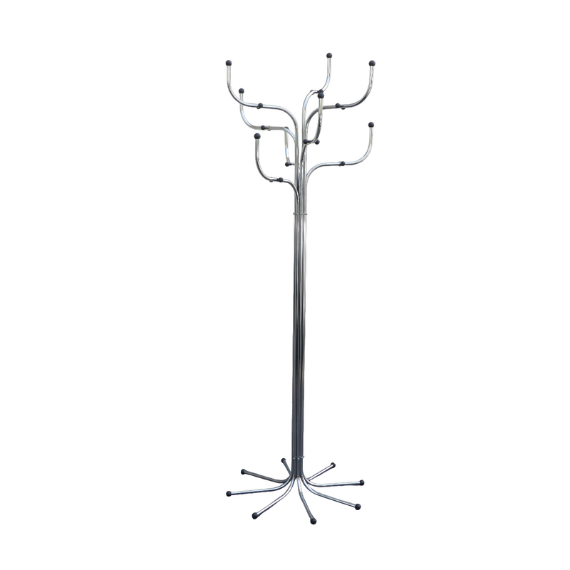 Vintage Coat tree coat rack in chrome-plated steel by Sidse Werner for Fritz Hansen, Danmark 1970