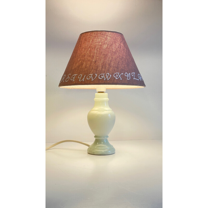 Lampe mit Vintage-Füßen aus Marmor