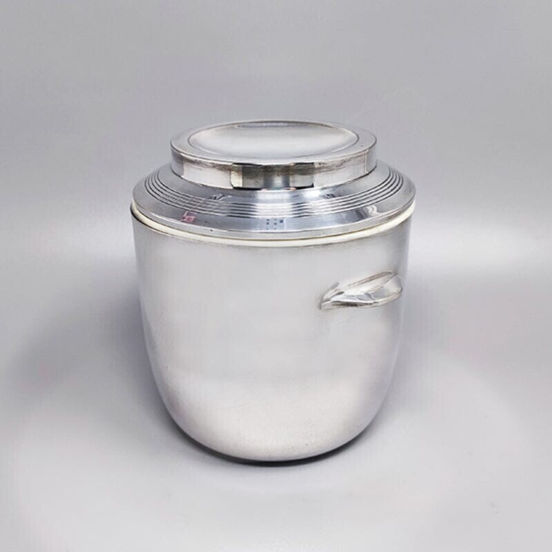 Vintage silver plated ice bucket, Italy 1960