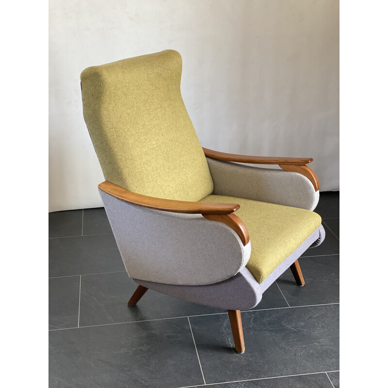 Schwedischer Relax-Sessel aus gefilzter Wolle