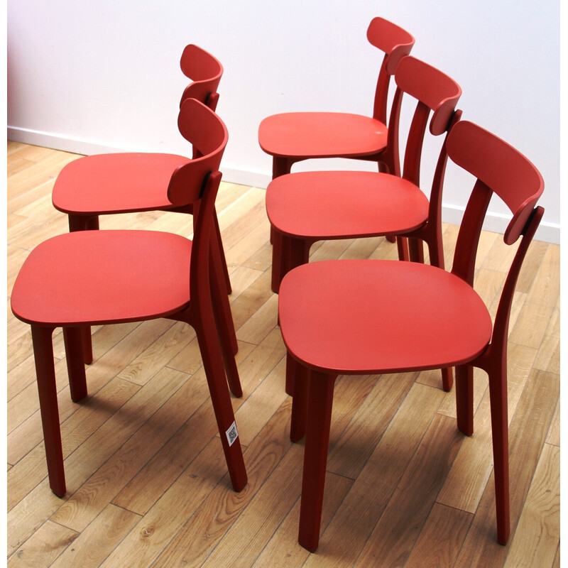Vintage Stuhl aus farbigem Kunststoff Chair von Jasper Morrison für Vitra