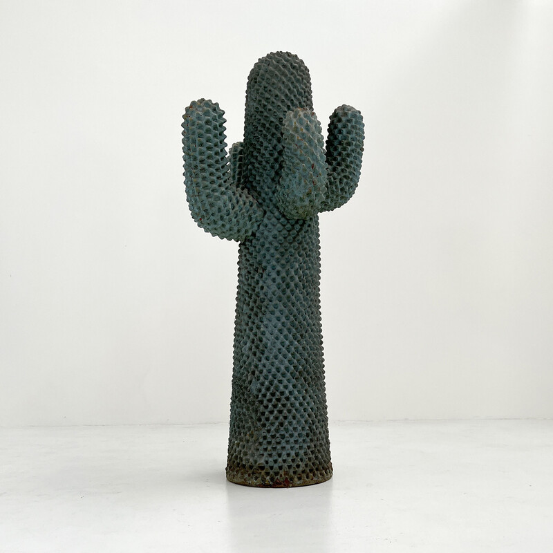Appendiabiti vintage a forma di cactus in poliuretano di Guido Drocco e  Franco Mello per Gufram,