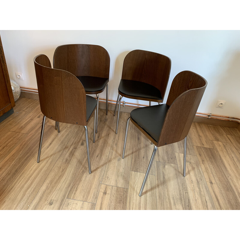 Set of 4 vintage chairs by Sandra Kragnert for Ikea