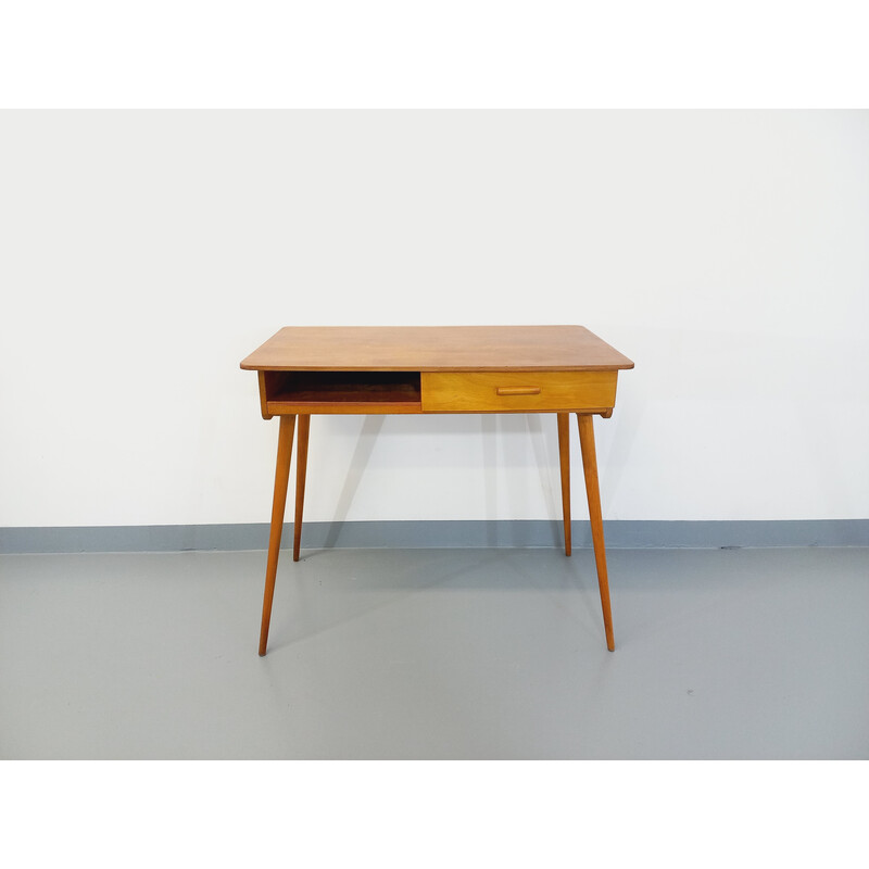 Vintage Baumann wooden desk, 1950