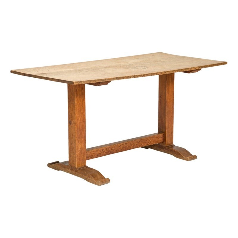 Mesa de madeira retangular vintage