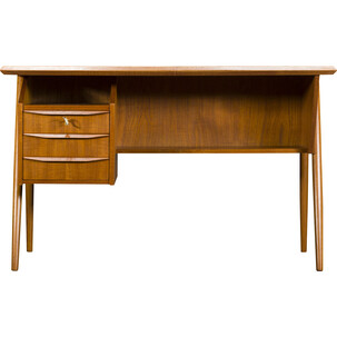 Scrivania vintage in teak, Germania 1960