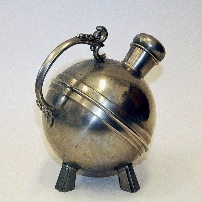 Antique Pewter Tea Kettle