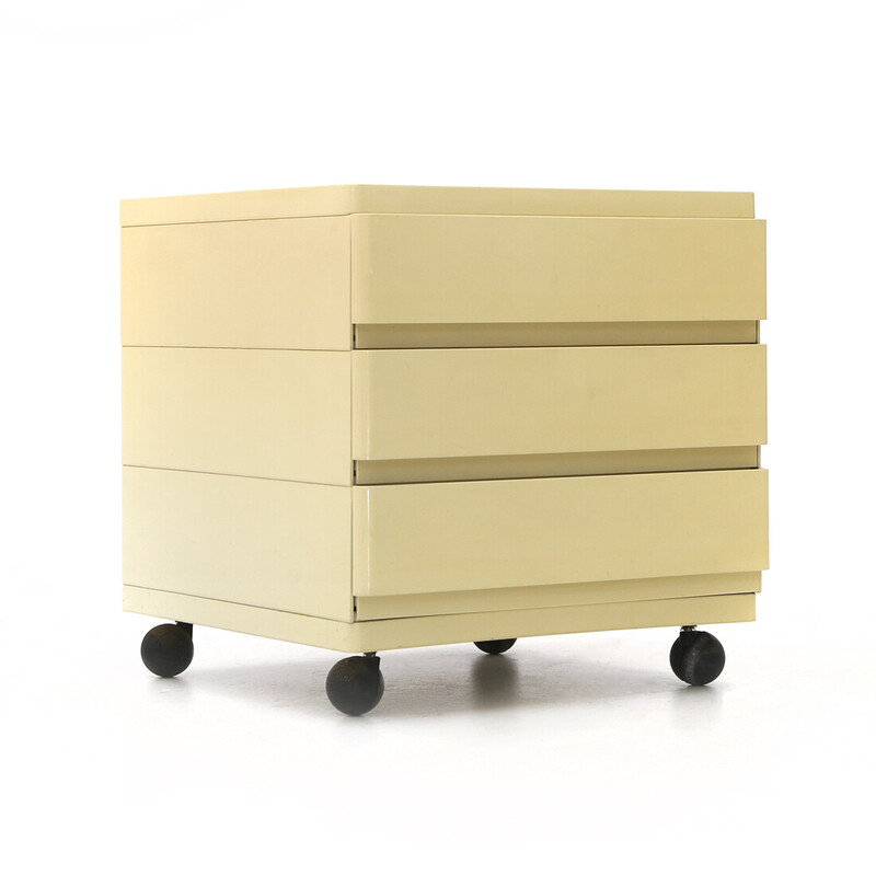 Vintage "Stipo-Tlac" chest of drawers in molded Abs by Franco Annoni for  Velca, Italy 1960