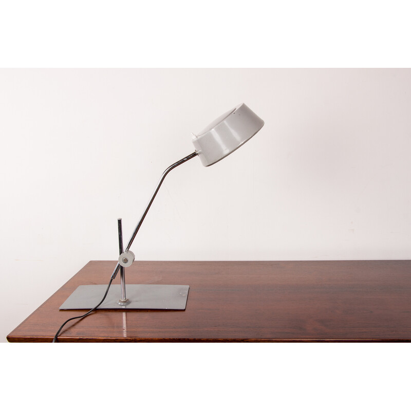 Vintage Jumo desk lamp in lacquered metal by Charlotte Perriand, France 1950
