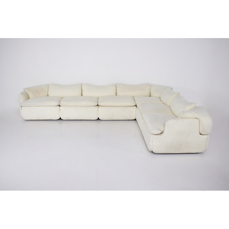 Paar 3-Sitzer-Sofas von Alberto Rosselli für Saporiti, 1970