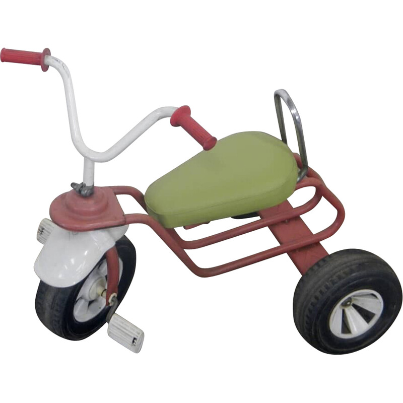 Vintage Kinder-Dreirad in buntem Kunststoff und Metall für Rolly Toys,  Deutschland 1970