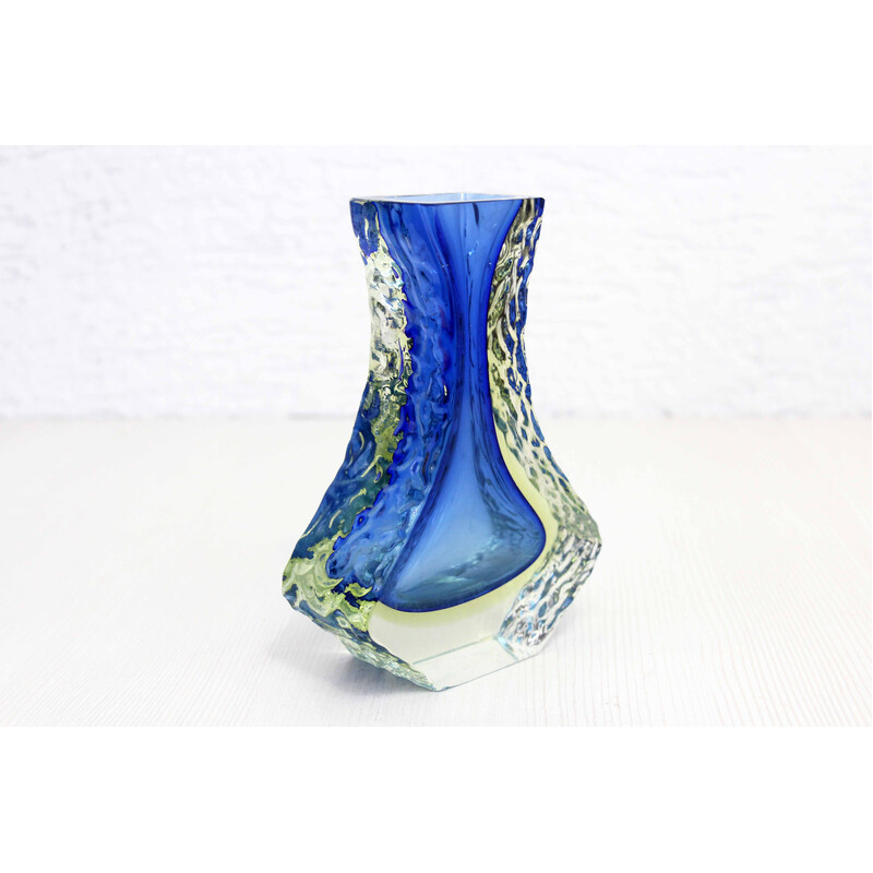Vase vintage en verre de Murano d'Alessandro Mandruzzato, 1960
