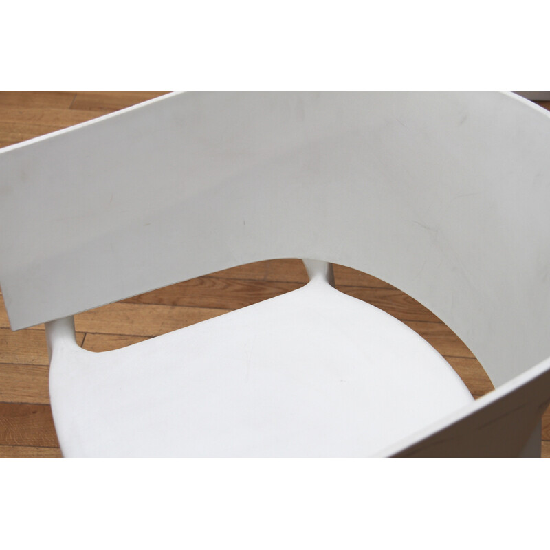 Africa vintage silla de jardín de plástico blanco para Vondom