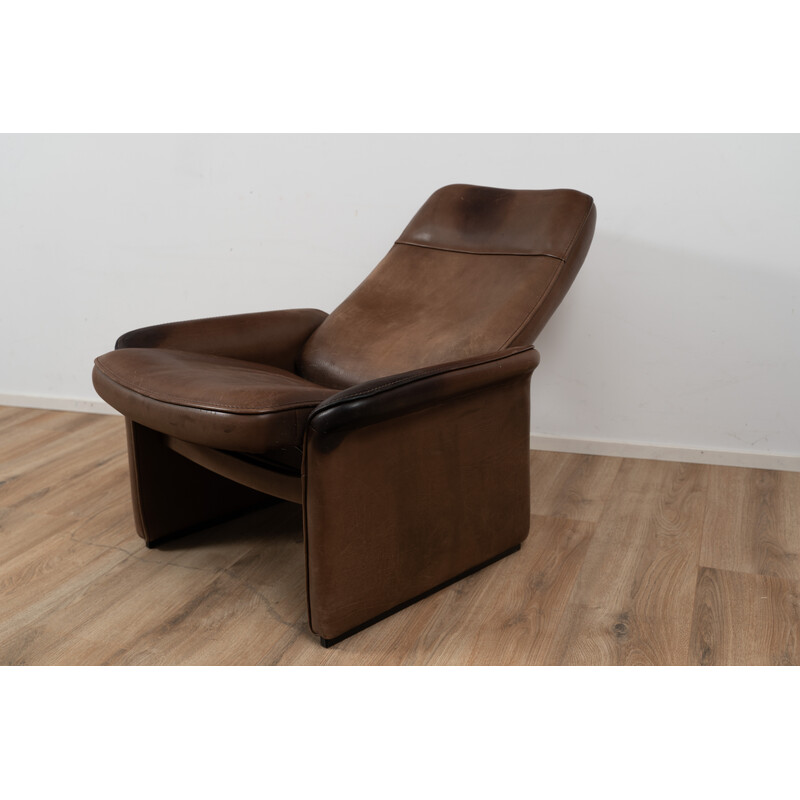 Vintage fauteuil model DS-50 in bruin leer voor De Sede
