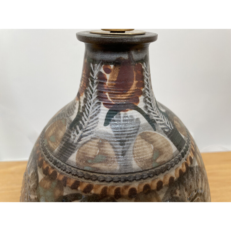 Vintage-Lampe La Cerisaie aus Keramik von Jean-claude Courjault, 1970