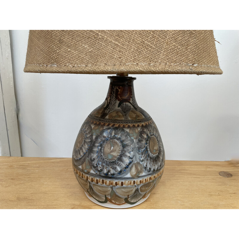 Vintage-Lampe La Cerisaie aus Keramik von Jean-claude Courjault, 1970