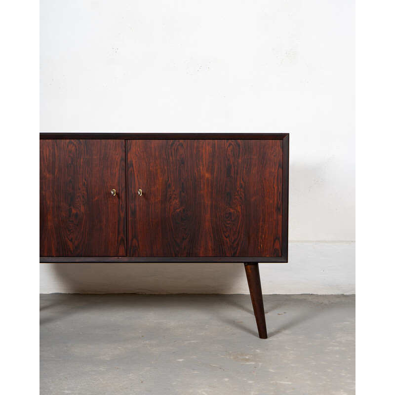 Credenza vintage in palissandro e faggio impiallacciato, Danimarca 1960