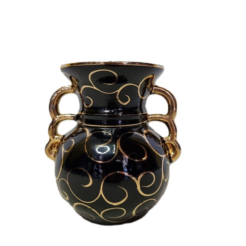 Vase vintage en céramique pour Henri Bequet, Belgique