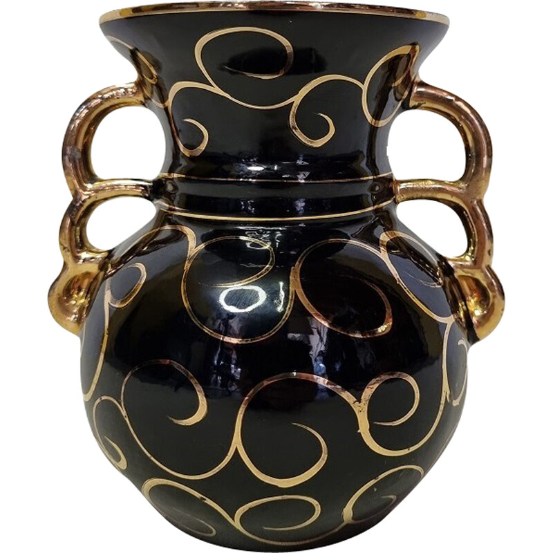 Vase vintage en céramique pour Henri Bequet, Belgique