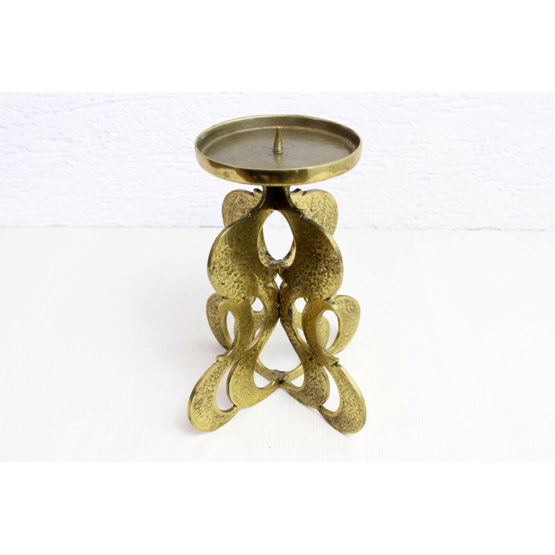 Vintage-Kerzenhalter aus Bronze von Guiseppe Gallo, 1960