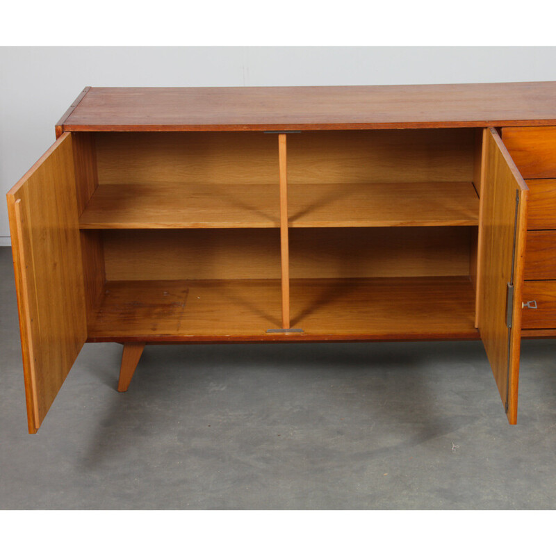 Vintage dressoir model U-460 van Jiri Jiroutek voor Interier Praha, Tsjecho-Slowakije 1960