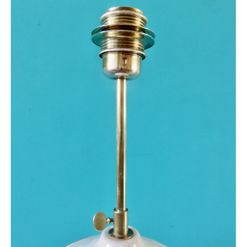 Vintage lamp for La Faïencerie de Longwy, France 1950