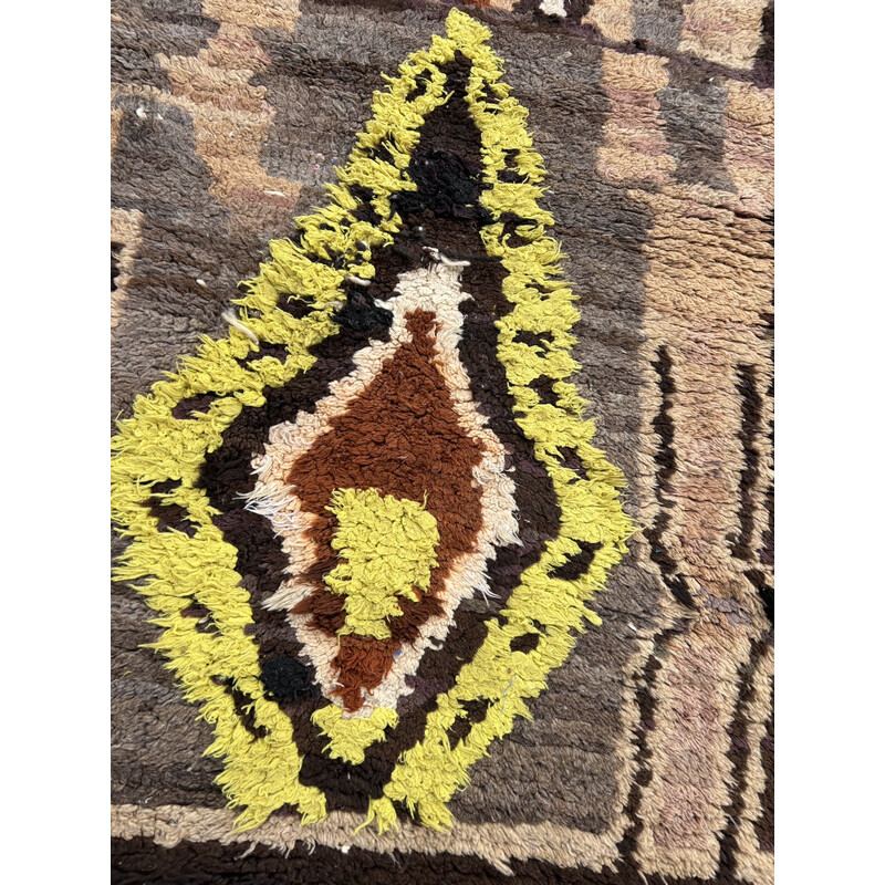 Vintage wollen Berber tapijt