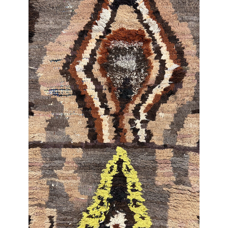 Vintage wollen Berber tapijt