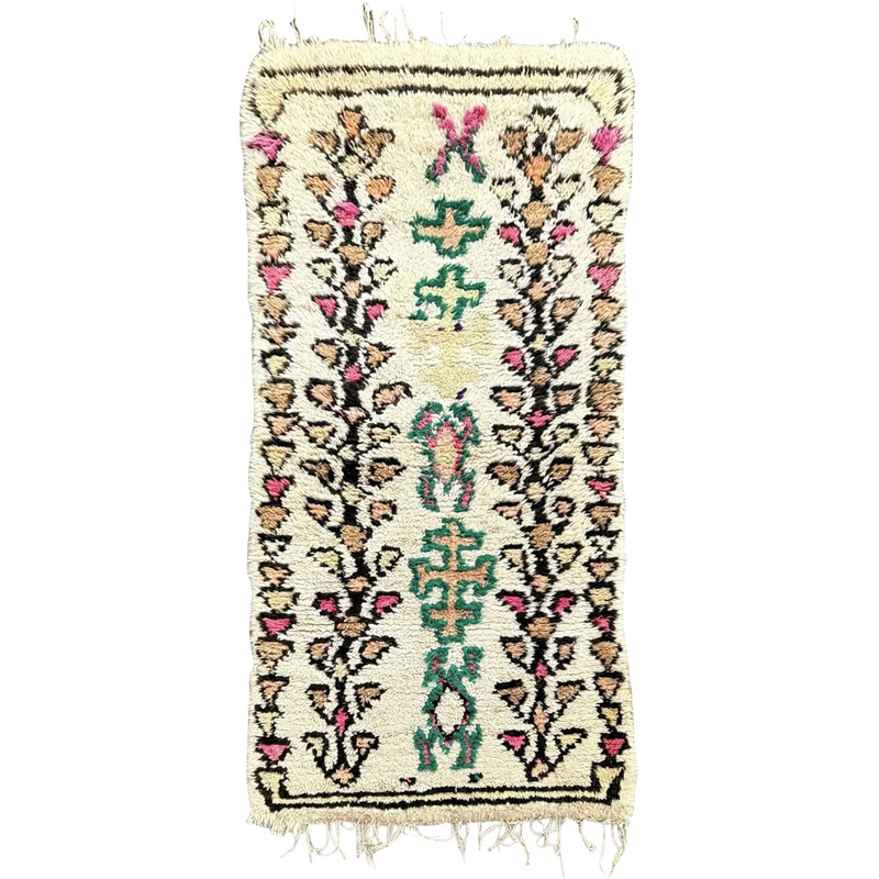 Modern vintage Berber Azilal tapijt
