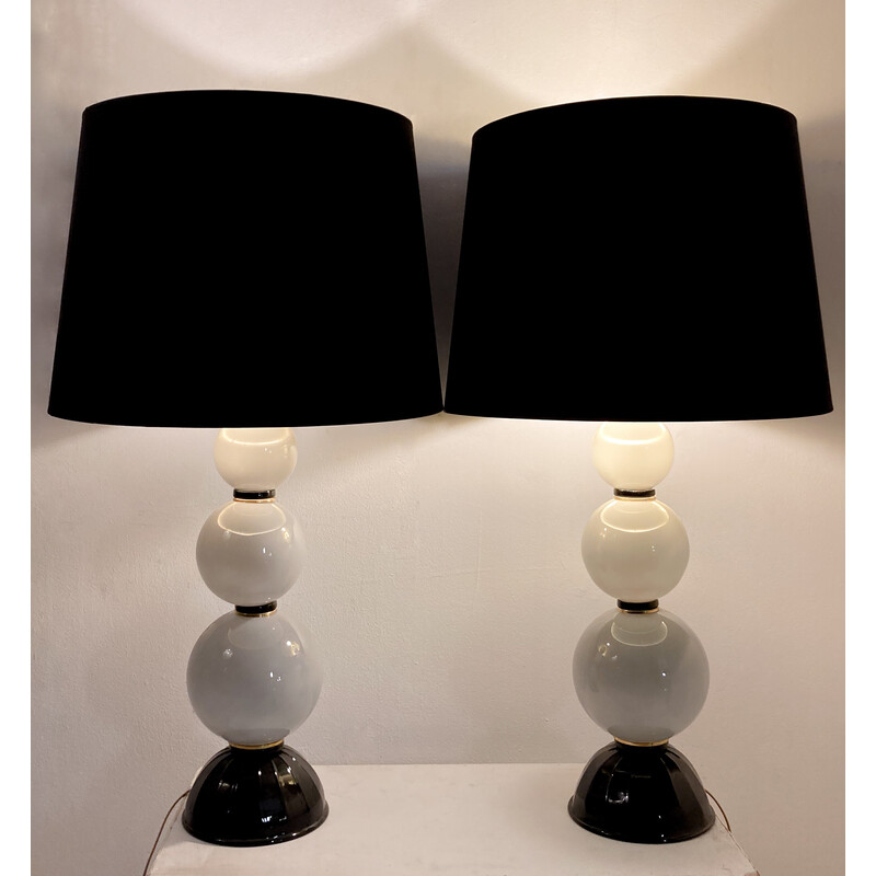 Pair of vintage Art Deco table lamps