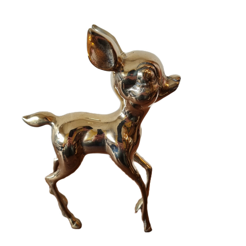 Vintage brass Bambi, France 1960