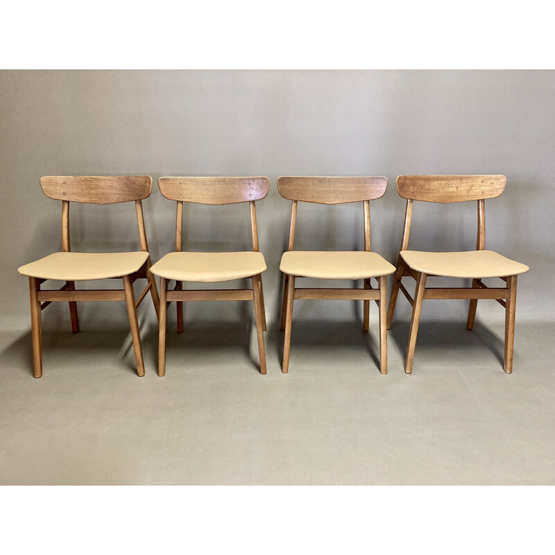 Vintage teak chairs, 1950