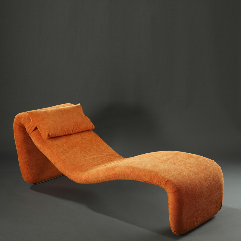 Chaise longue djinn orange, Olivier MOURGUE - 1960
