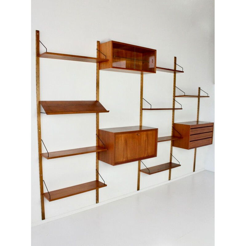 Vintage Wall unit  Royal System by Poul Cadovius for Cado, Denmark 1960s