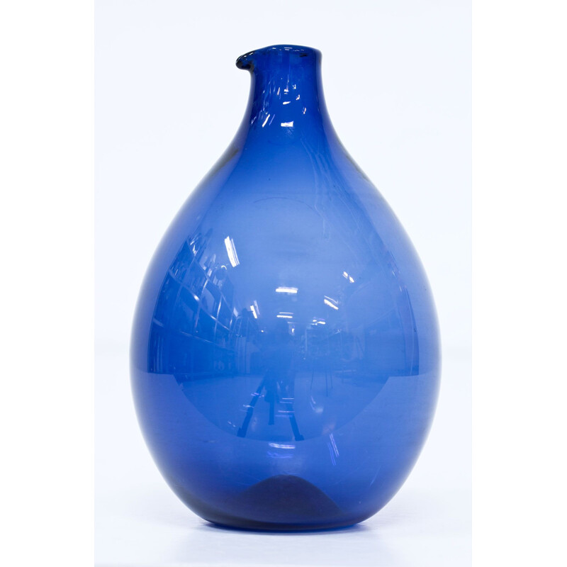 Pullo" glass vintage vase by Timo Sarpaneva for Iittala, 1950s