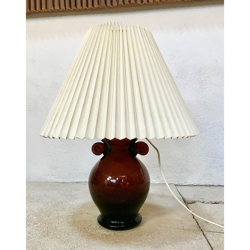 Vintage Murano glass table lamp, 1950s