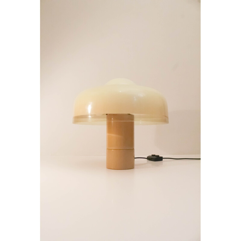 Lampe de table vintage Harvey Guzzini Brumbry, 1980
