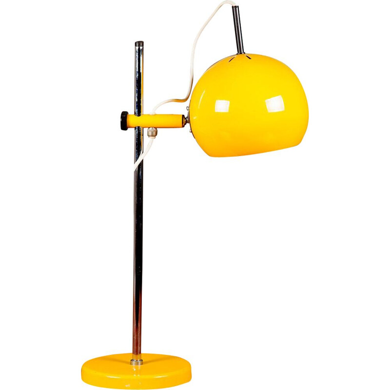 Lampe de table vintage jaune de Starlux, 1960s